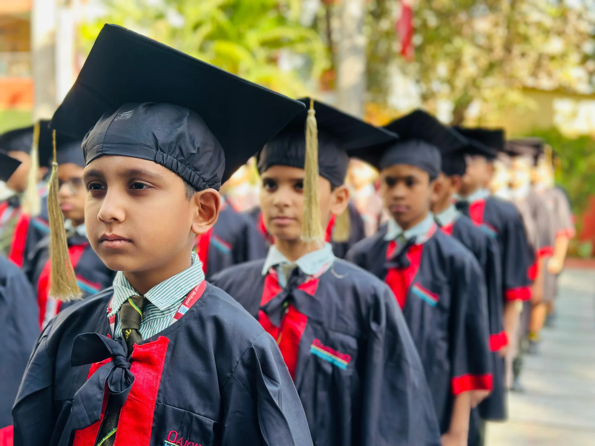 Oakwood students on their graduation day