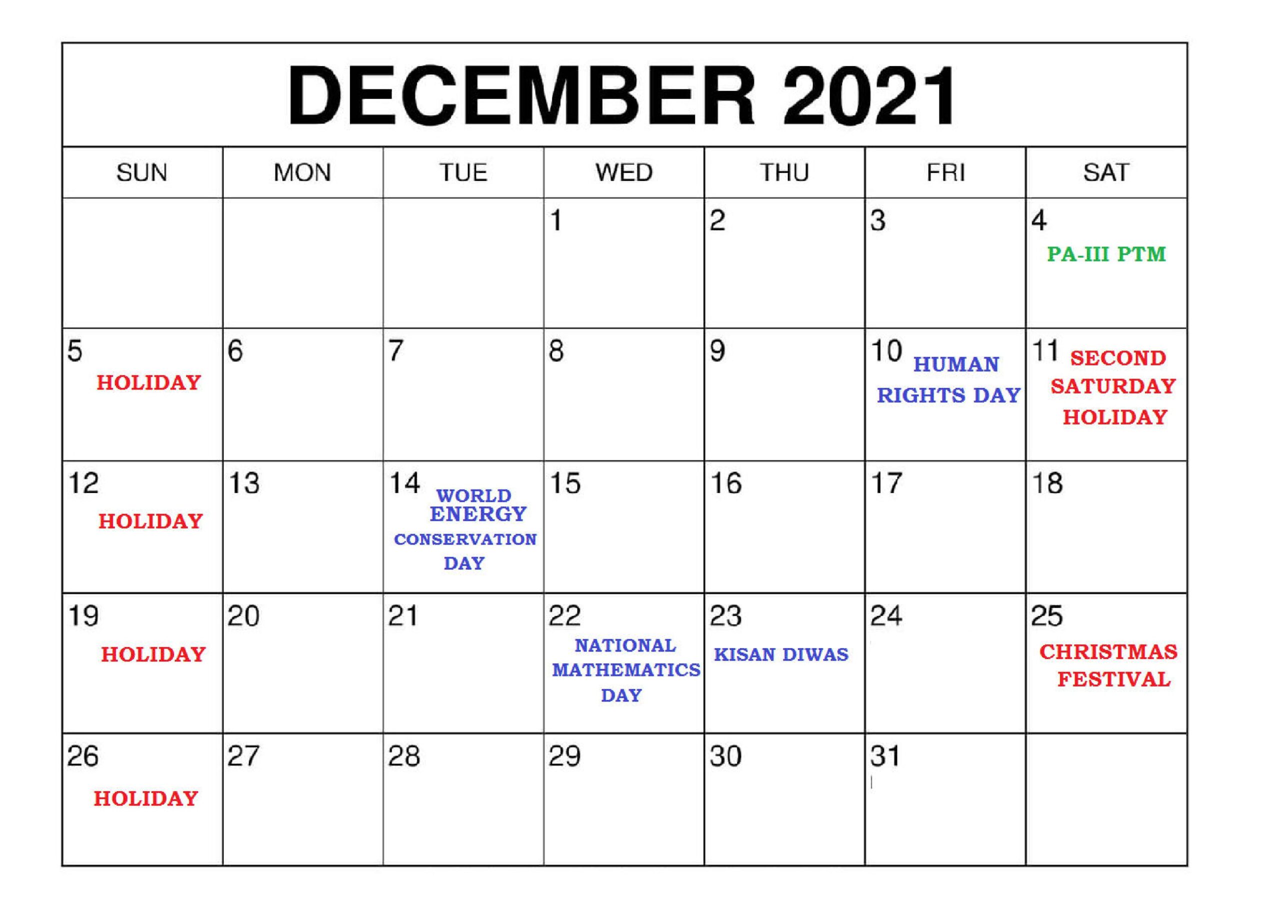 ACADEMIC CALENDAR Oakwood International School