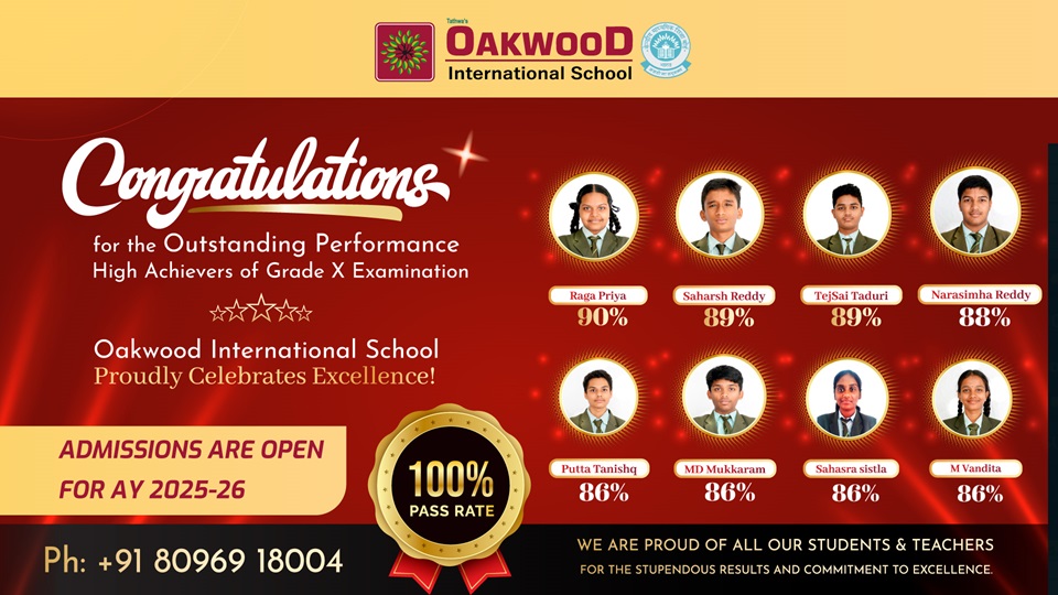 Oakwood International school results 2025