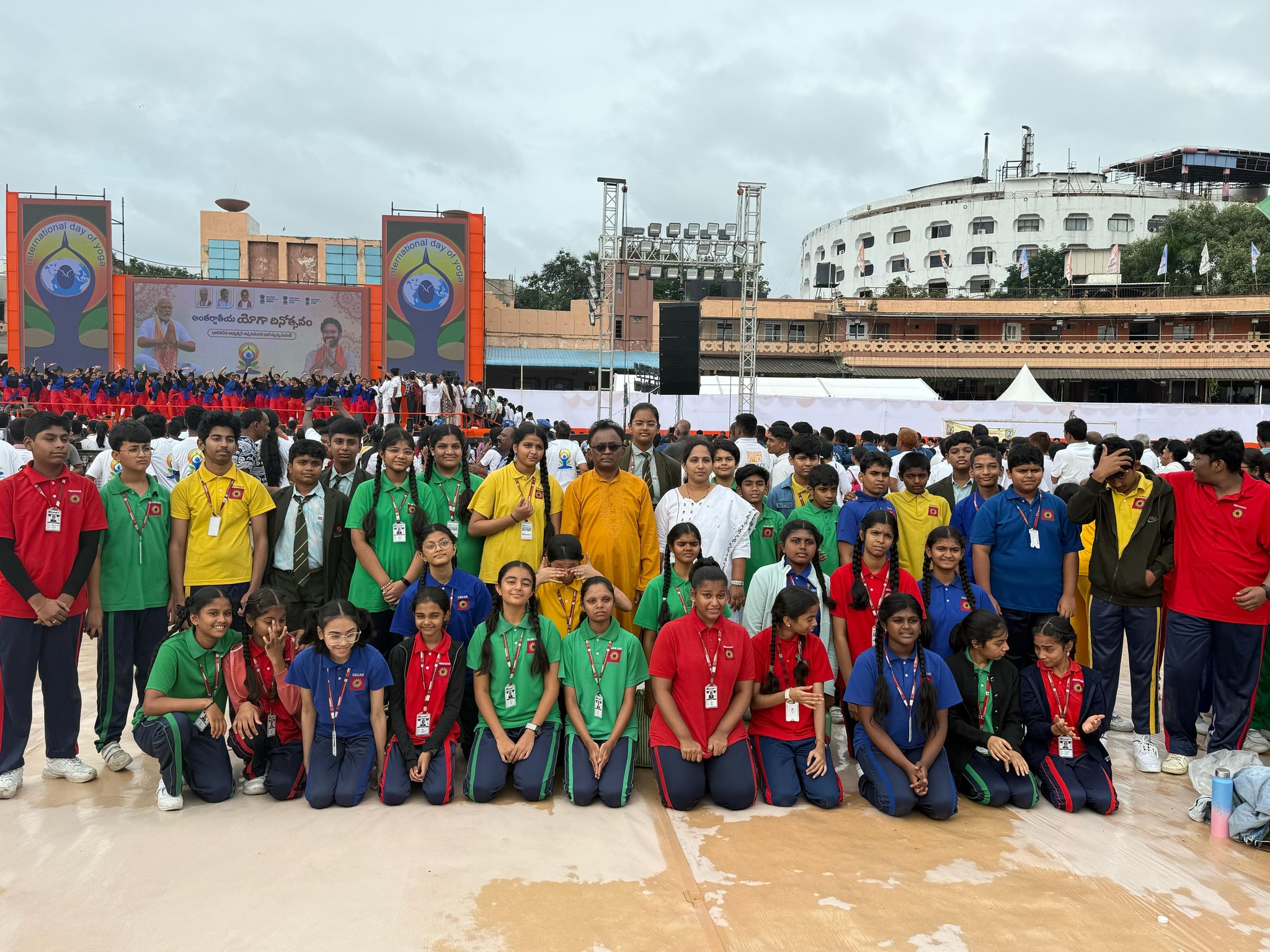 🌿 Celebrating International Yoga Day: A Journey of Wellness and Unity at Oakwood 🌿